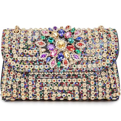 Image of Women's Evening Handbags Rhinestone Purse Crystal Evening Clutch for Women Formal