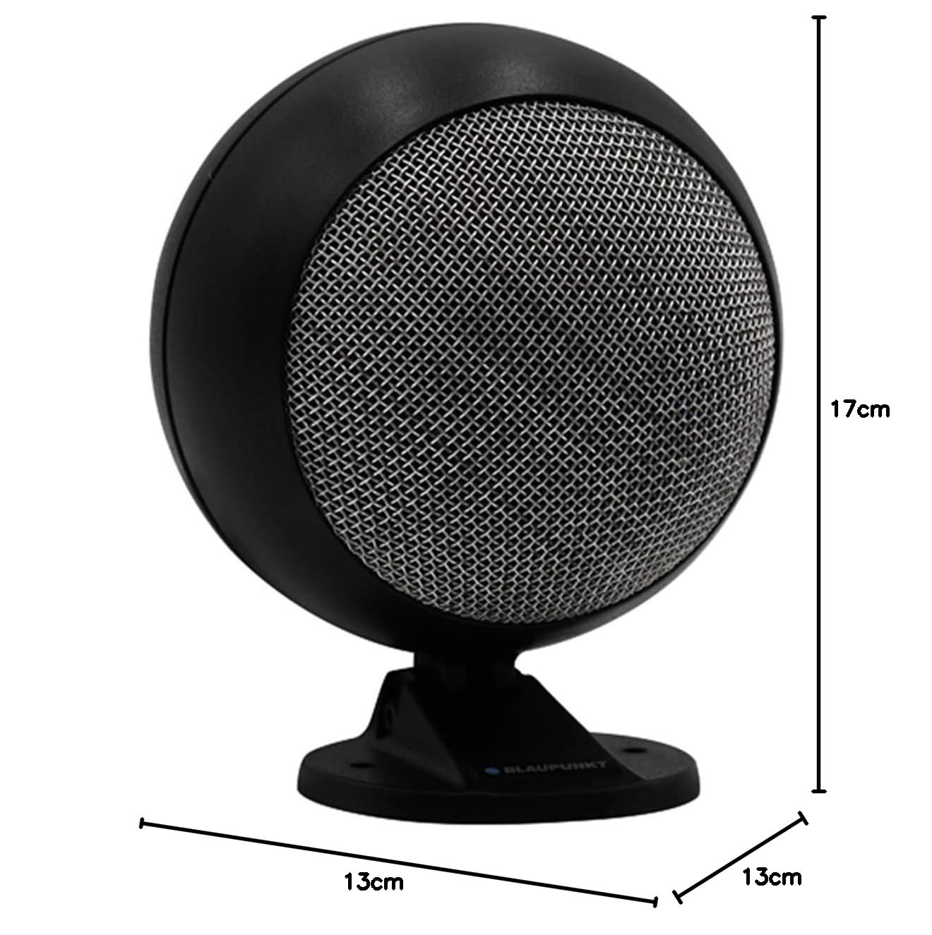 Blaupunkt Enceinte Globe Speaker Couleur Noire de 3,5 Pouces de diamètre