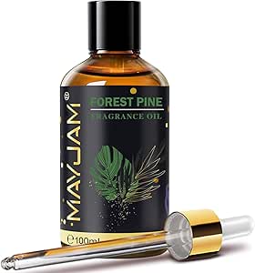 Forest Pine Fragrance Oil Essential Oil, MAYJAM 3.38FL.OZ Forest Pine Oil for Diffusers for Home, Long Lasting Scented Oils for Soap Candle Making - 100ML