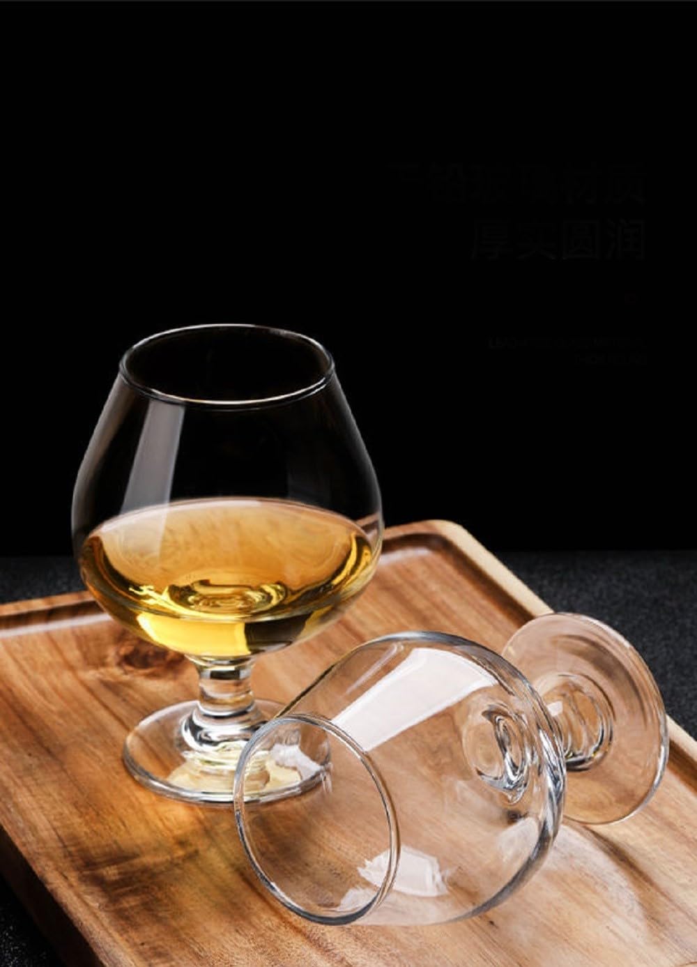 Brandy Glasses - Passaro Clear Glass Set -7