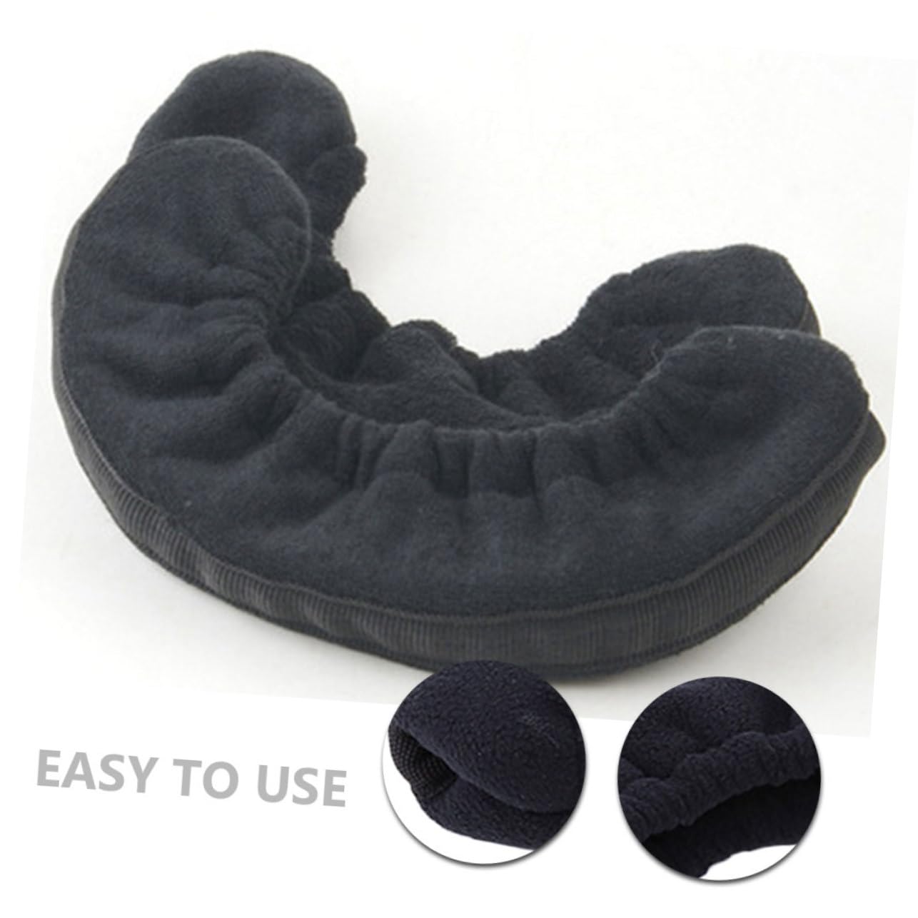 HANABASS Cubierta de Patín Elástica para Hielo Protector de Cuchillas de Patinaje de Limpiar y Usar para de Hockey y Artísticos de Negro