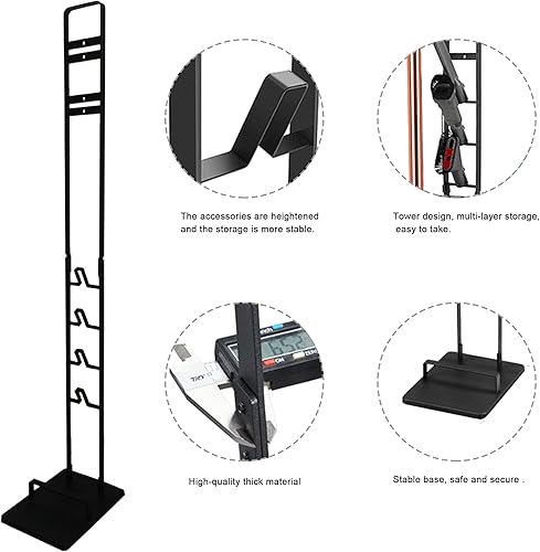 Miniatura 4 de EZ SPARES Soporte de vacío para Dyson, soporte de almacenamiento de metal estable para Dyson Handheld V6 V7 V8 V10 DC30 DC31 DC34 DC35 DC58 DC59