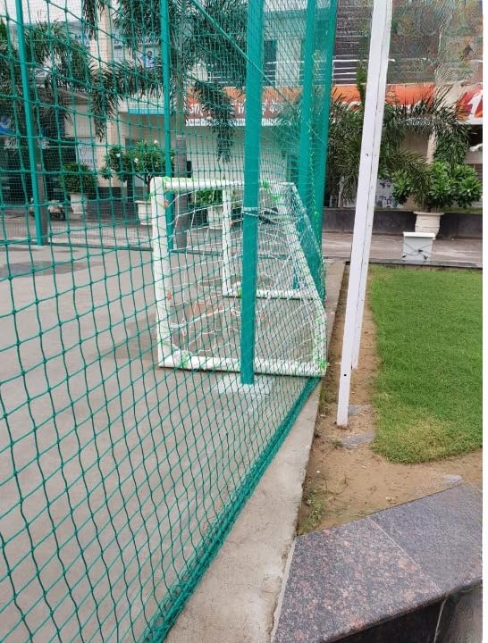 Image of ALINAS Cricket Batting Practice Net - Sports Cricket Net for Outdoor Use | 1.5mm Thick, 32 Ply | Durable Nylon Cricket Net for Regular Practice (Green, 12Ft. X 80 Ft.)
