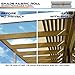 Windscreen4less 6'x300' Sun Shade Fabric Roll Shade Cloth Cover Wind Screen UV Block for Outdoor Pergola Patio Backyard Garden Greenhouse, Light Grey