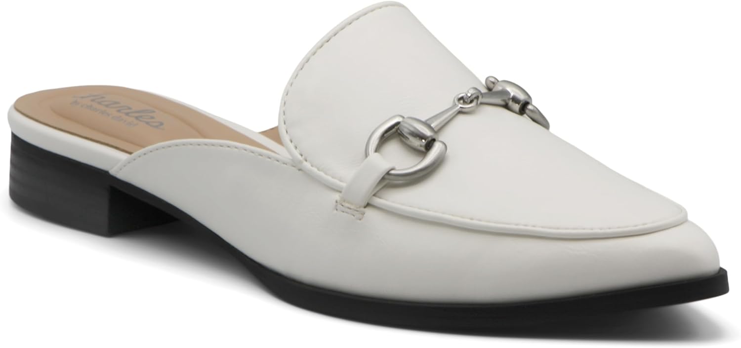 Charles by Charles David Womens Eleanor Mule, 7 Bright White