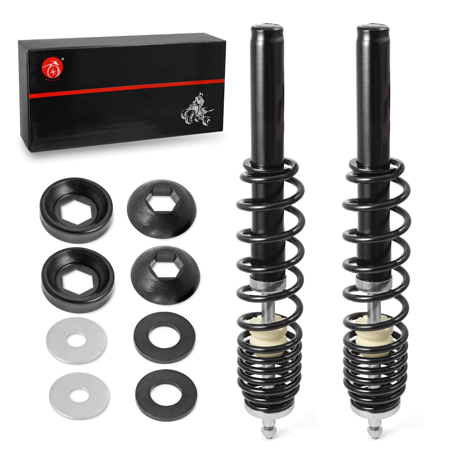 Amazon.com: Front Strut Shocks Absorber kit For Polaris Ranger 400