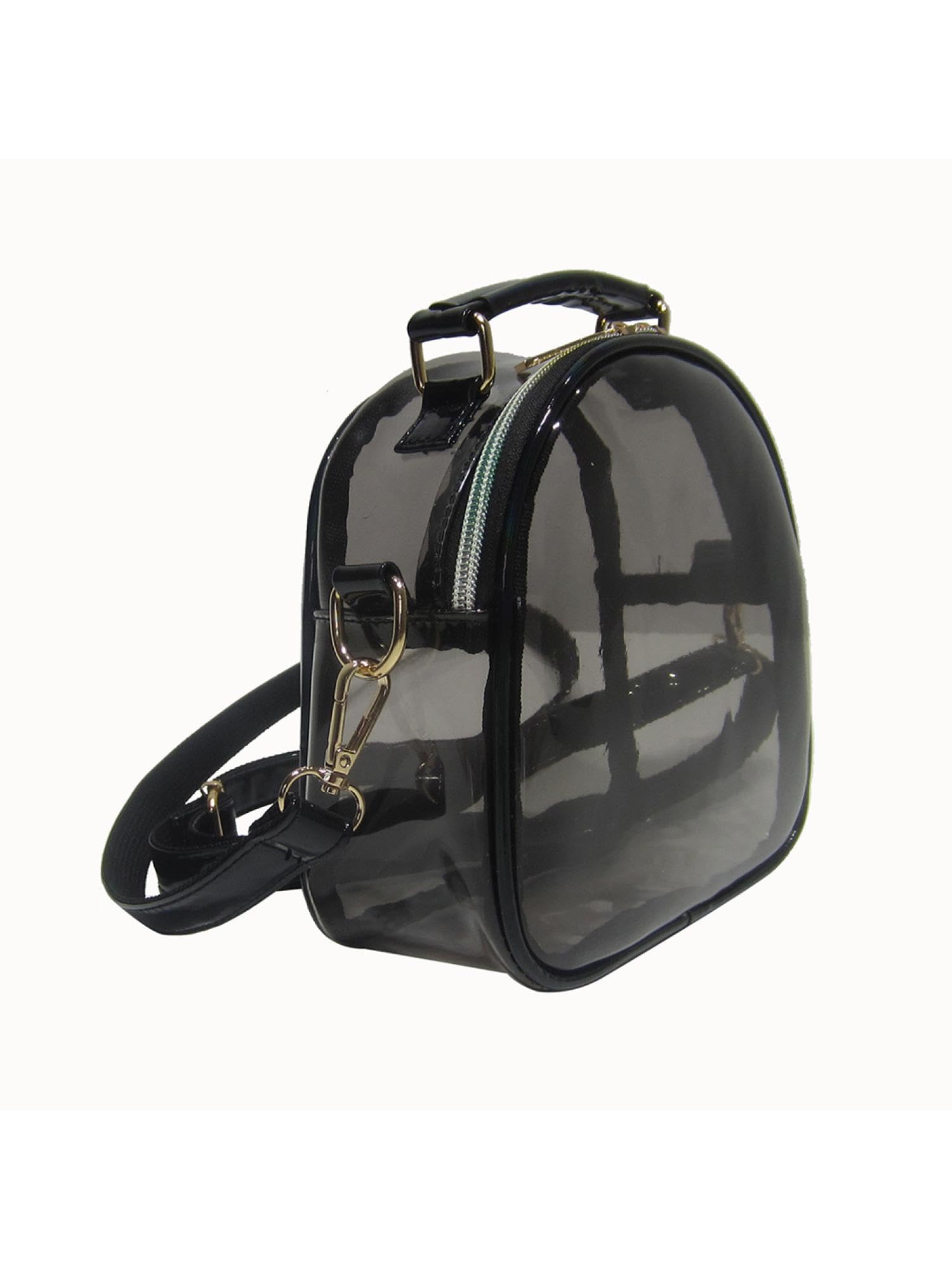 Przezroczyste PCV Crossbody Bag Women Mini Jelly Clear Ramion Torby