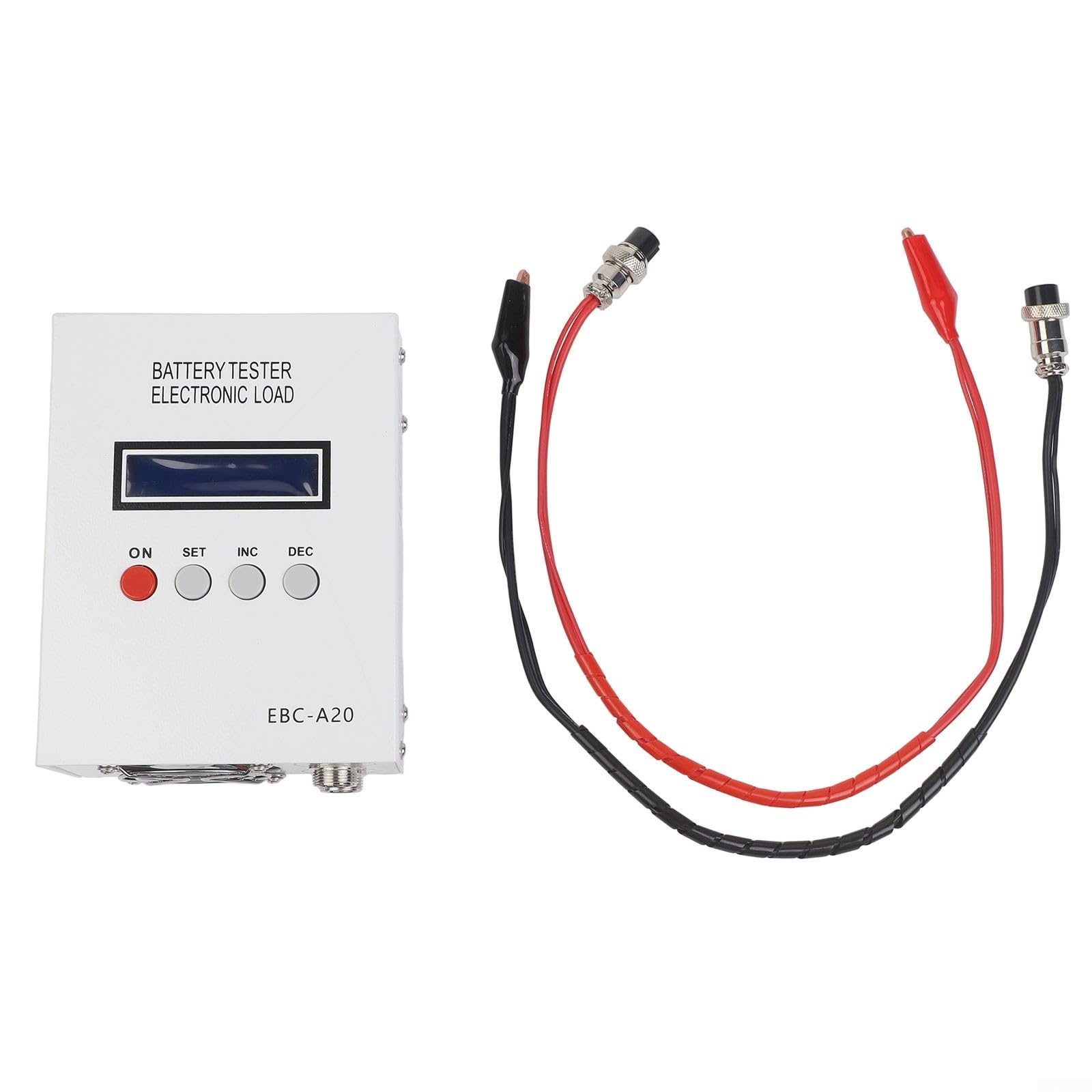 EBC-A20 Batteriekapazitätstester, 5A Ladung 20A Entladung 85W, PC-Softwaresteuerung, LCD-Display, für Li-Ion-Säurezellen, einstellbarer Strom (A)