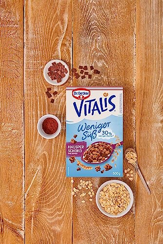 Vitalis Müsli Dr. Oetker weniger süß Knusper Schoko