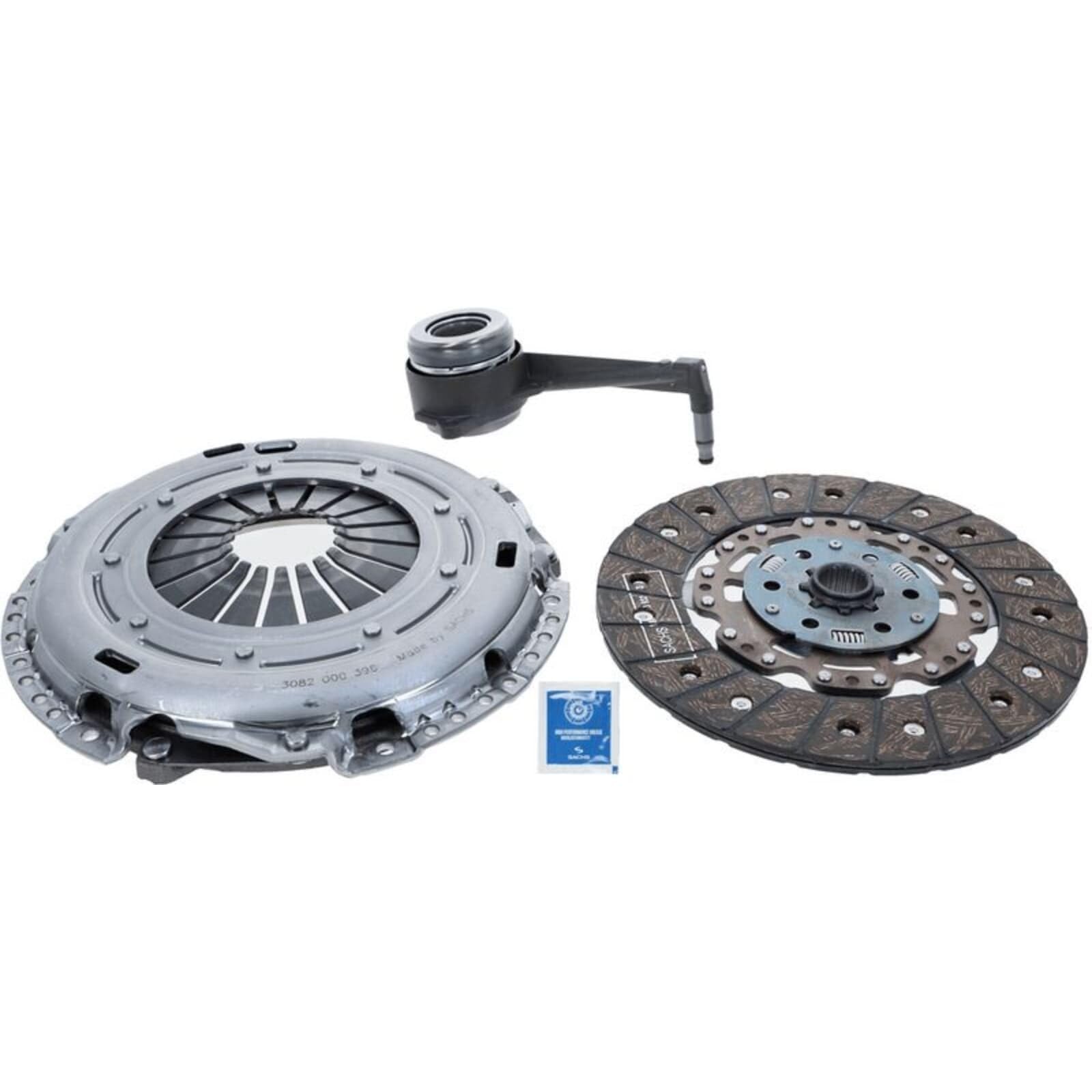 SACHS 2290 601 009 Kompletny zestaw sprzęgła z wysprzęglikiem centralnym z dociskiem sprzęgła z dwumasowym kołem zamachowym ze śrubami koła zamachowego ze śrubami płyty dociskowej z tarczą sprzęgła