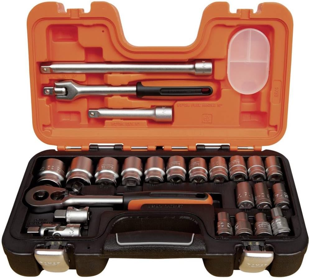 S240 Socket Set of 24 Metric 1/2in Drive | 24-piece socket set with 1/2in drive | Strong and durable socket assortment | Ideal for vehicle maintenance and repairs