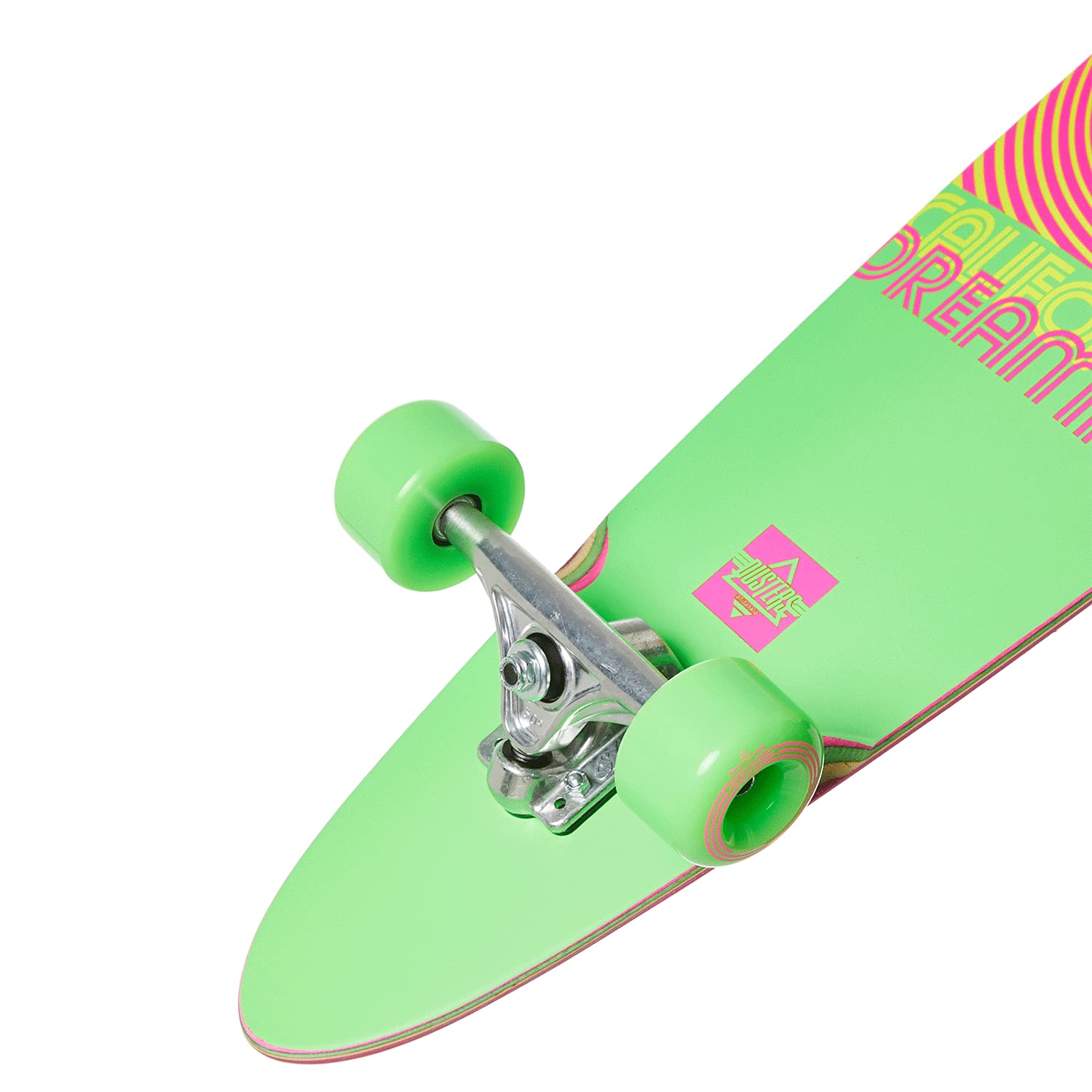Dusters Longboard California Dreaming Pintail Neon Green 23 cm x 102 cm