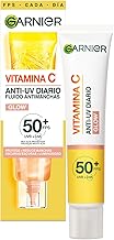 Garnier Vitamin C Anti-Stain Fluid Anti-UV Daily Glow Effect SPF 50+, Protects, Prevents and Reduces Blemishes, for All Skin Types, 40 ml