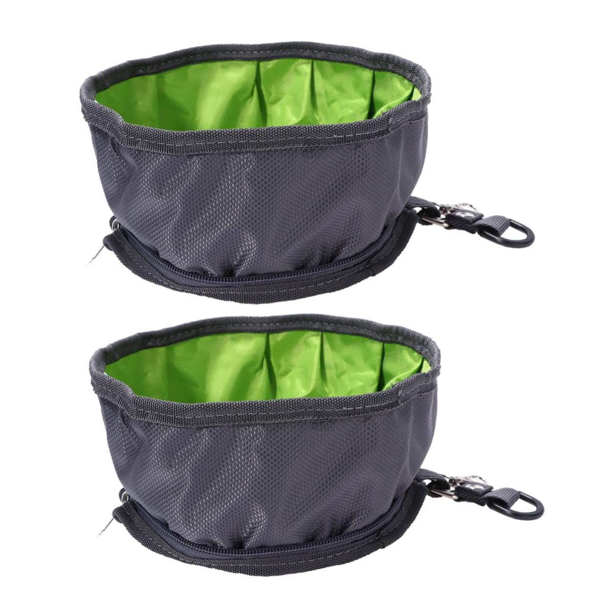 minkissy Lot de 4 gamelles de Voyage pour Chiot, Bouteille d'eau pour Chien, Accessoires de randonnée, gamelle Portable pour Chien, Articles de Toilette de Voyage, mangeoire pour, Chiot, gamelle