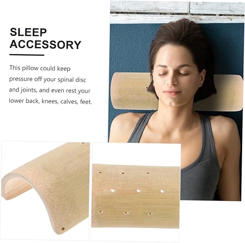 Miniatura 3 de Homoyoyo Almohada cervical de bambú, almohada cervical de verano, almohadas de cuello frescas para viajes, almohada de salud espinal, almohada de