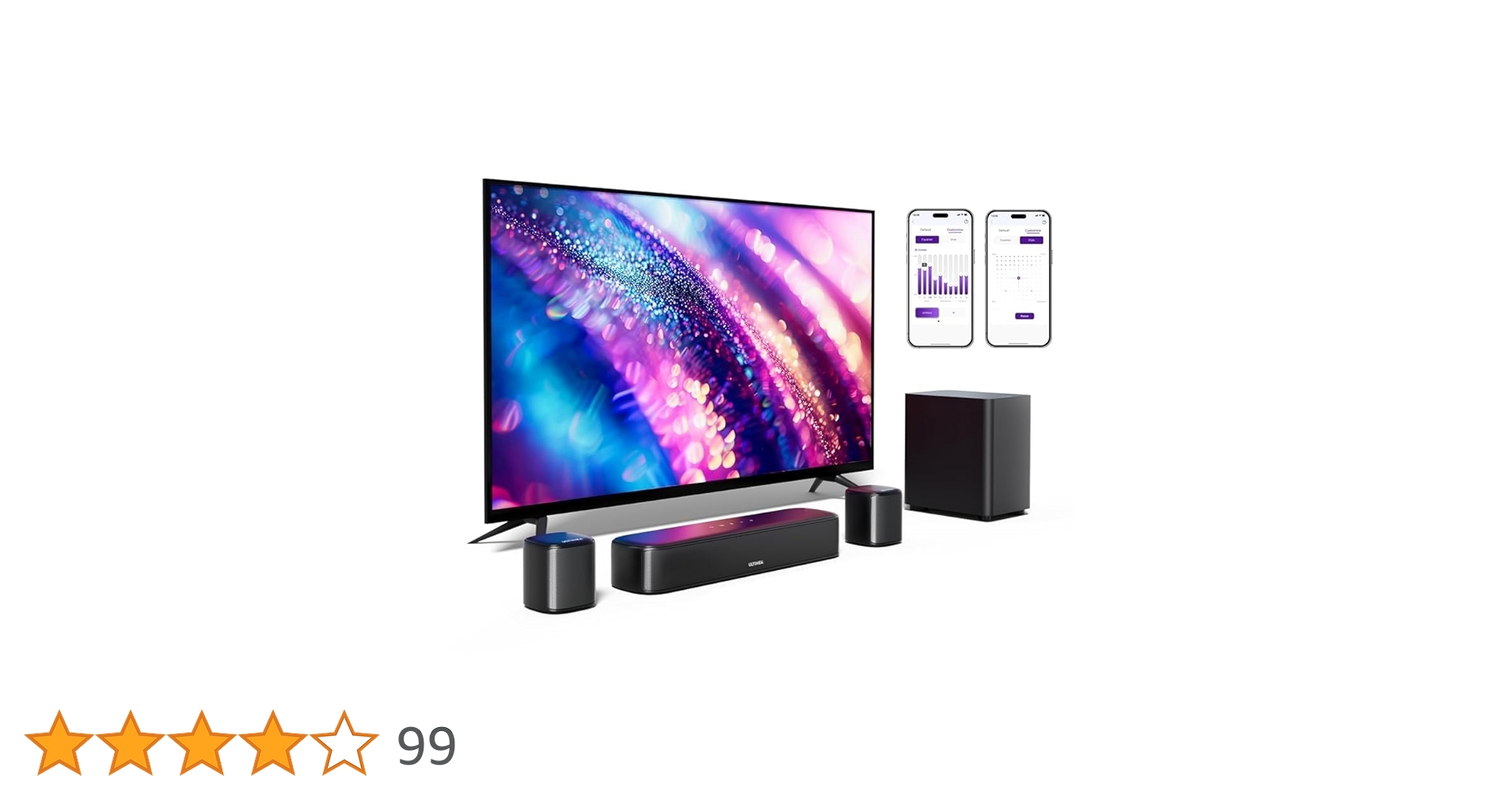 Amazon.co.jp: ULTIMEA サウンドバー 5.1ch テレビ スピーカー