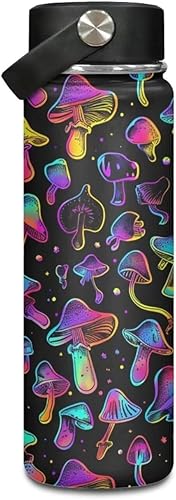 Miniatura 149 de Flashideas Blue Butterfly - Botellas de agua de acero inoxidable aisladas al vacío, a prueba de fugas, ligeras, mantienen el frío y el calor, ideal