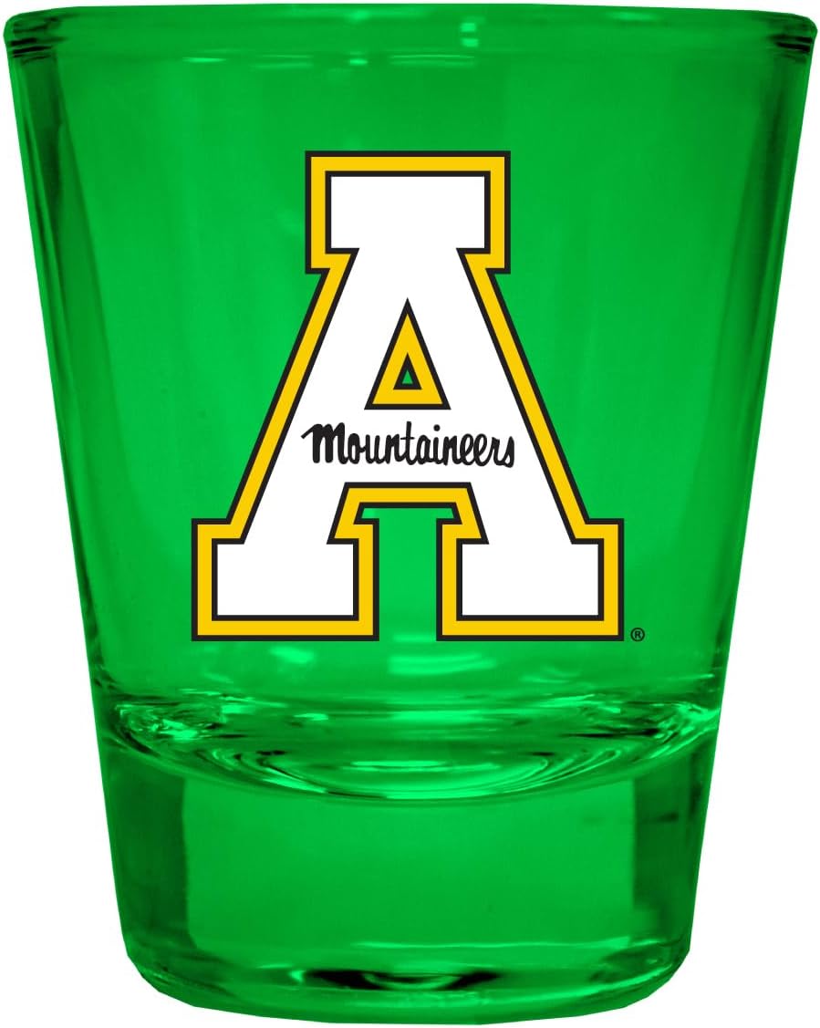 Vaso Tequilero Appalachian State 2 oz - Pack de 2 - Verde