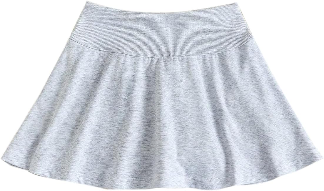SOFIA'S CHOICE Women's Drawstring Sweat Skirt High Waist Mini Skirts Skorts with Pockets - Image 4