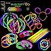 Lot de Sticks Fluorescents Multicolores – pour fête, Mariage, Anniversaire – 223 pièces : bâtonnets Lumineux et connecteurs Lunettes, Bracelets, balles, Papillons, Boucles d’Oreilles, Serre-tête