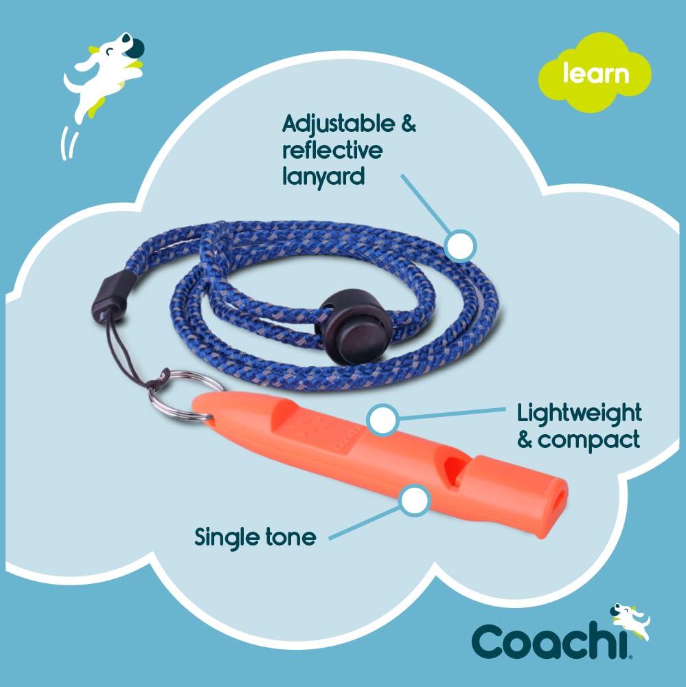 Coachi Training Whistle, Ideal for Obedience and Recall Training Strong Clear Sound, Lightweight Polymer Material and Compact - Image 3