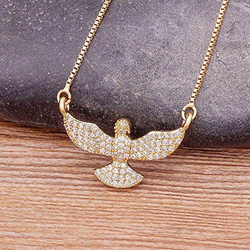 Collier Aigle Volant au design raffiné de pendentif oiseau LAMGUL - 6