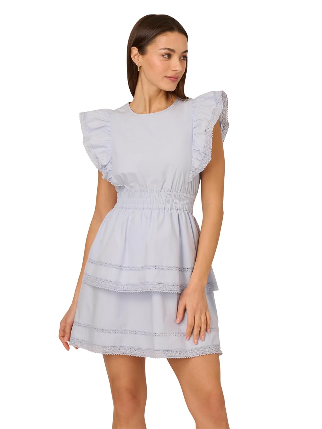 Adrianna Papell Womens Baby Shower Brunch Weekend Dress Day to Dinner Engagement Party