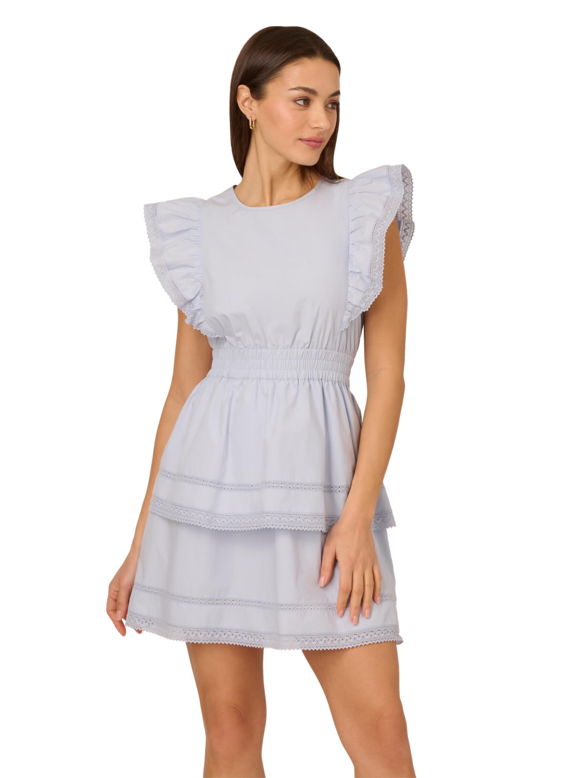 Adrianna Papell Womens Baby Shower Brunch Weekend Dress Day to Dinner Engagement Party