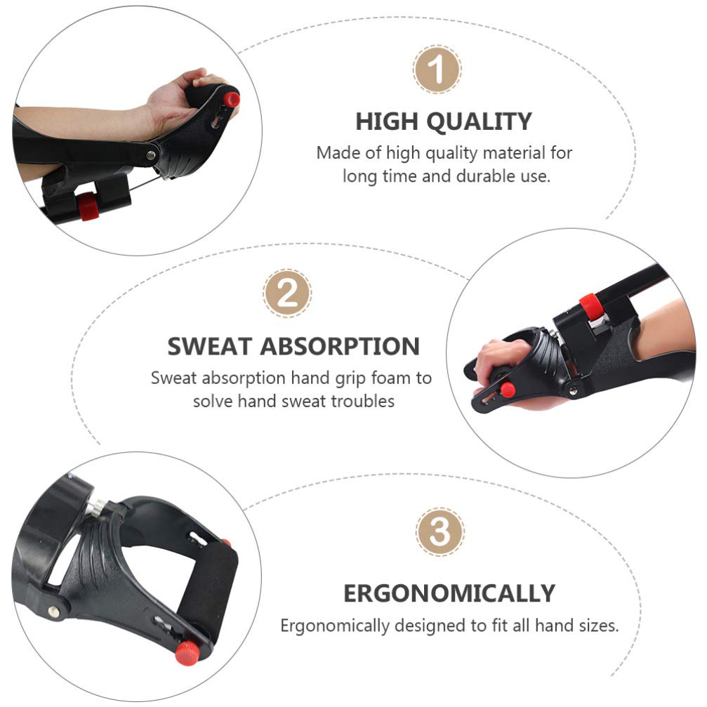CLISPEED 1pieza Entrenador De Fuerza De Muñeca Equipo Fitness Para Antebrazos y Manos Herramienta Entrenamiento Muscular Portátil Para Fortalecer Agarre y Resistencia
