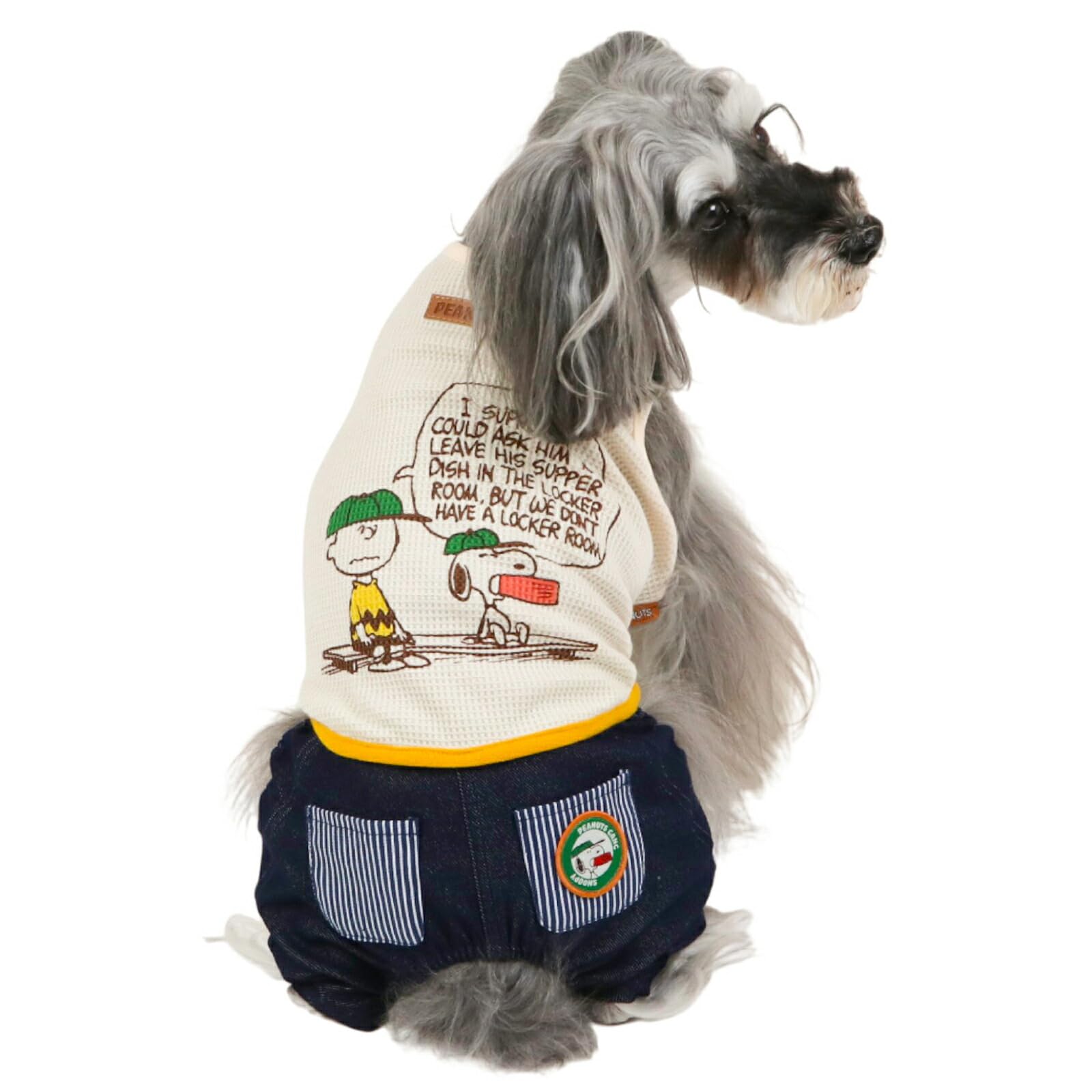 Amazon | ペットパラダイス スヌーピー 犬 服 春 ロンパース つなぎ
