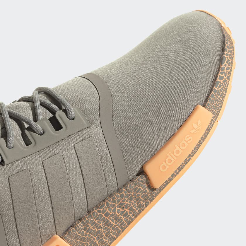 Image of adidas NMD R1 Shoes Men's, Grey, Size 12.5