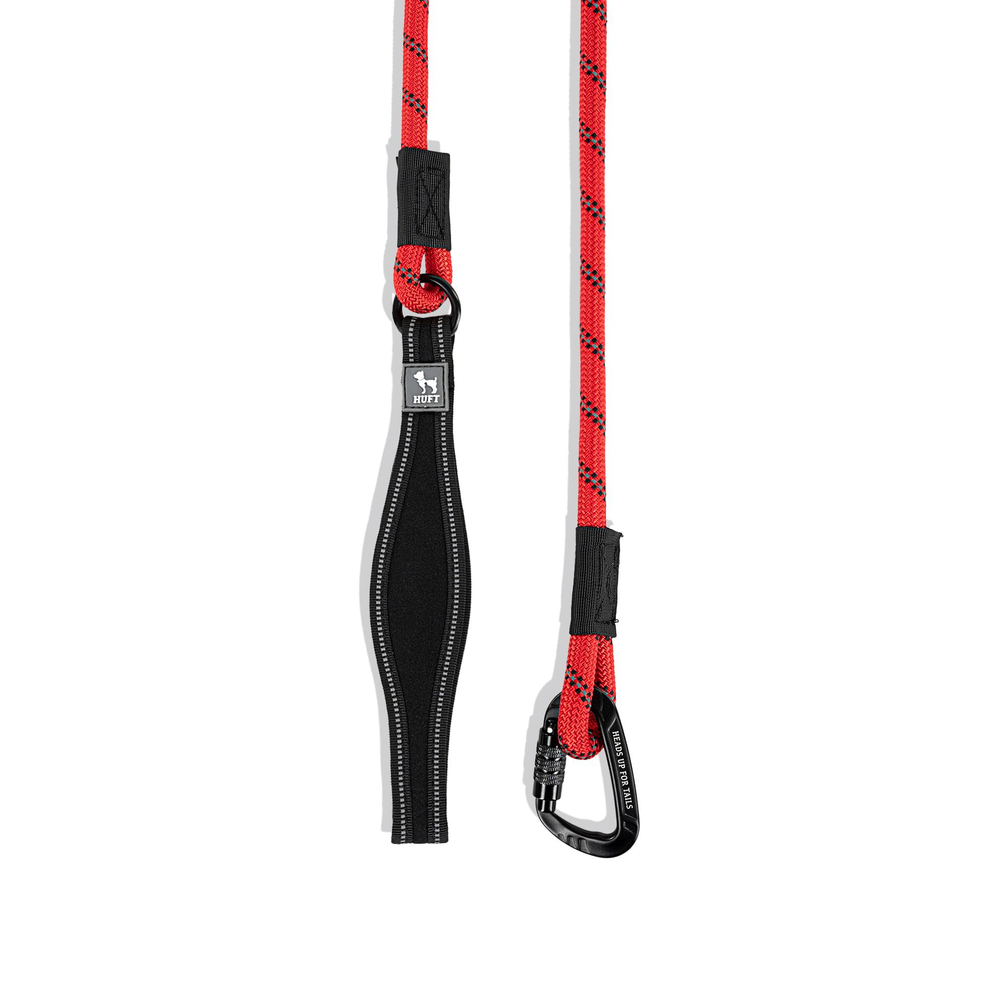 HUFT Rope Leash with Carabiner for Dogs - Red - 4 ft (B0D3QCMFVY) Amazon Price History, Amazon Price Tracker