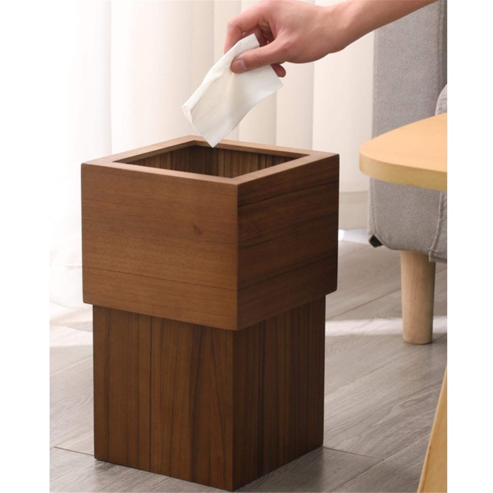 Pattumiera da Bagno Cestino Decorativo Quadrato, pattumiera for Accessori for la casa, Cucina e Il Bagno