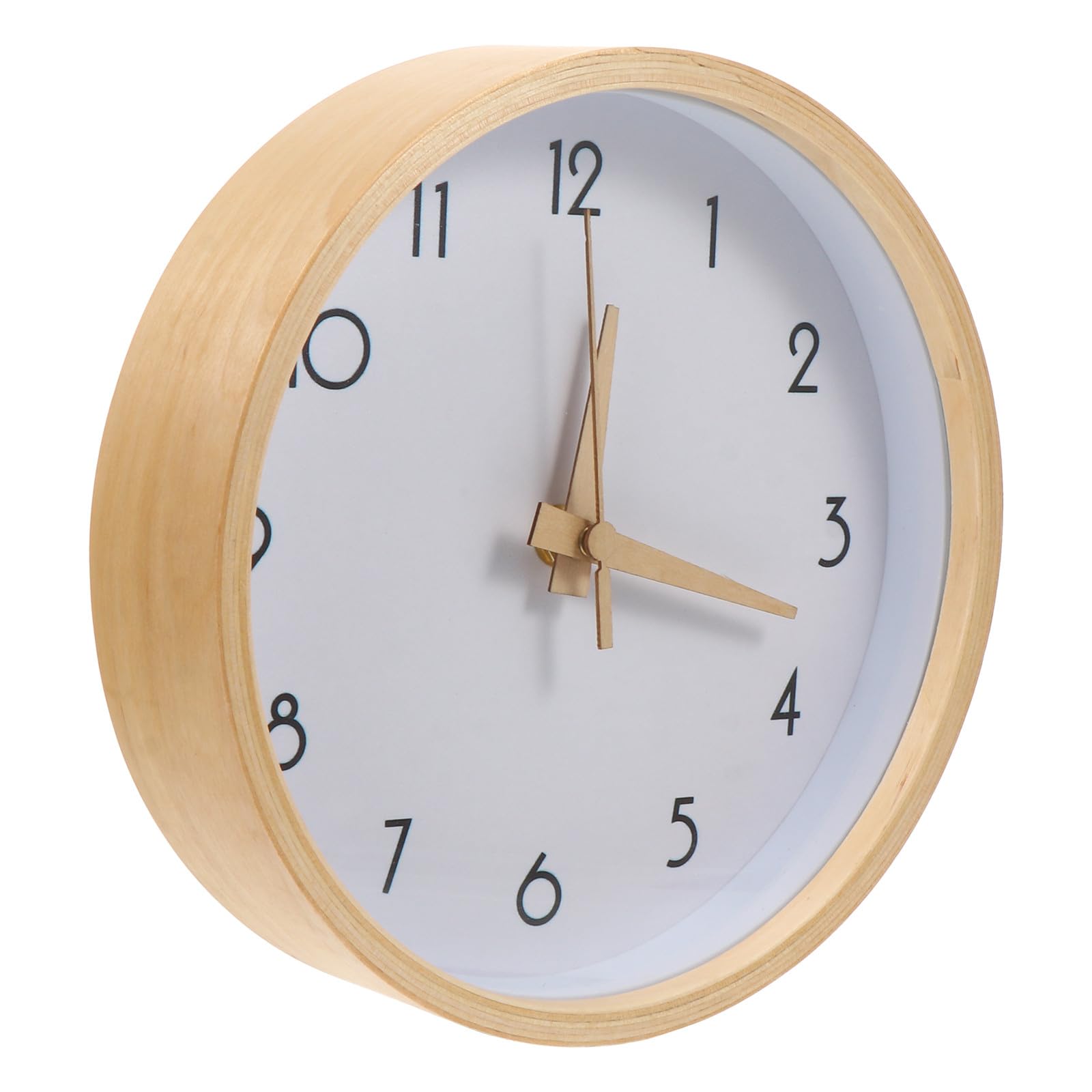 Horloge murale facile à accrocher Veemoon ronde PVC salon
