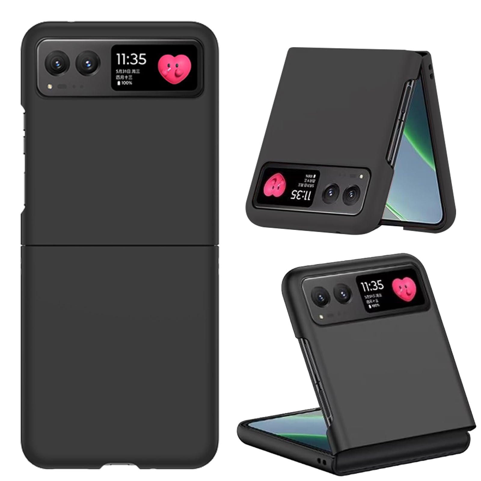 Newlike Back Case Anti Fall Shock Absorbing Anti Scratch Slim Hard PC Protective Cover for Motorola Razr 40 -Black (B0D5DBHCTC) Amazon Price History, Amazon Price Tracker