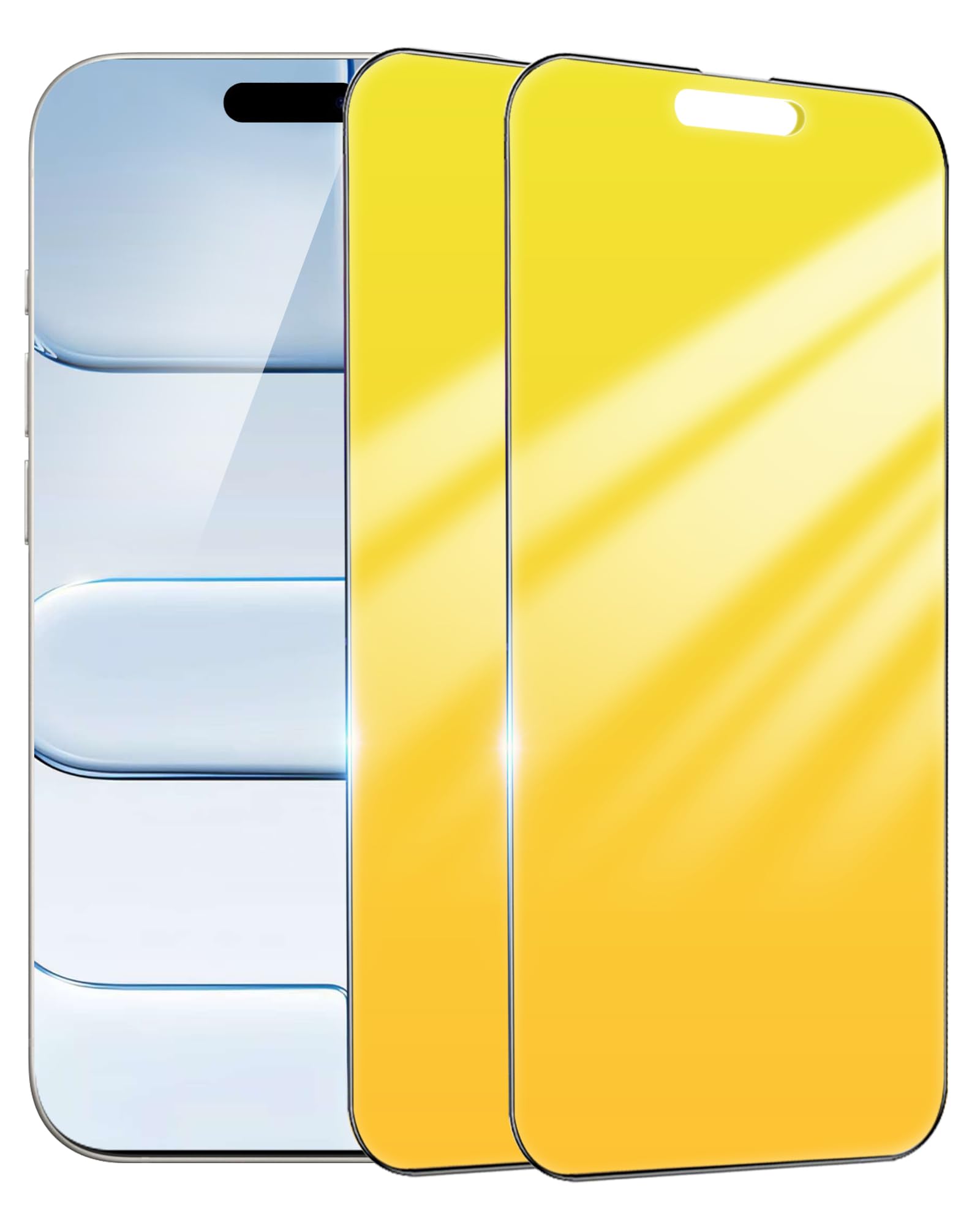 2 Pack for iPhone Air Privacy Screen Protector Gradient Colorful