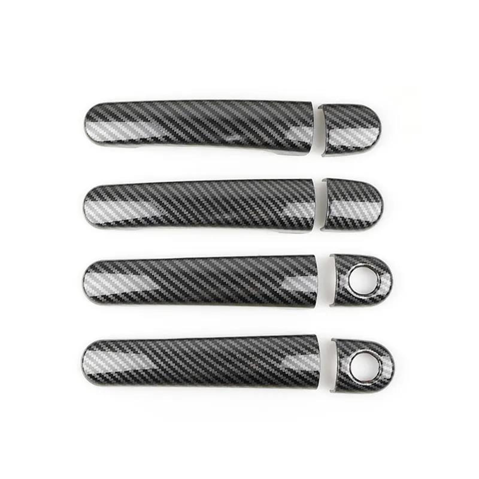 YESKIT Car Styling Exterior Door Handle Covers Trim Accessories for Skoda for Octavia for Fabia 2001-2007(Style 3)