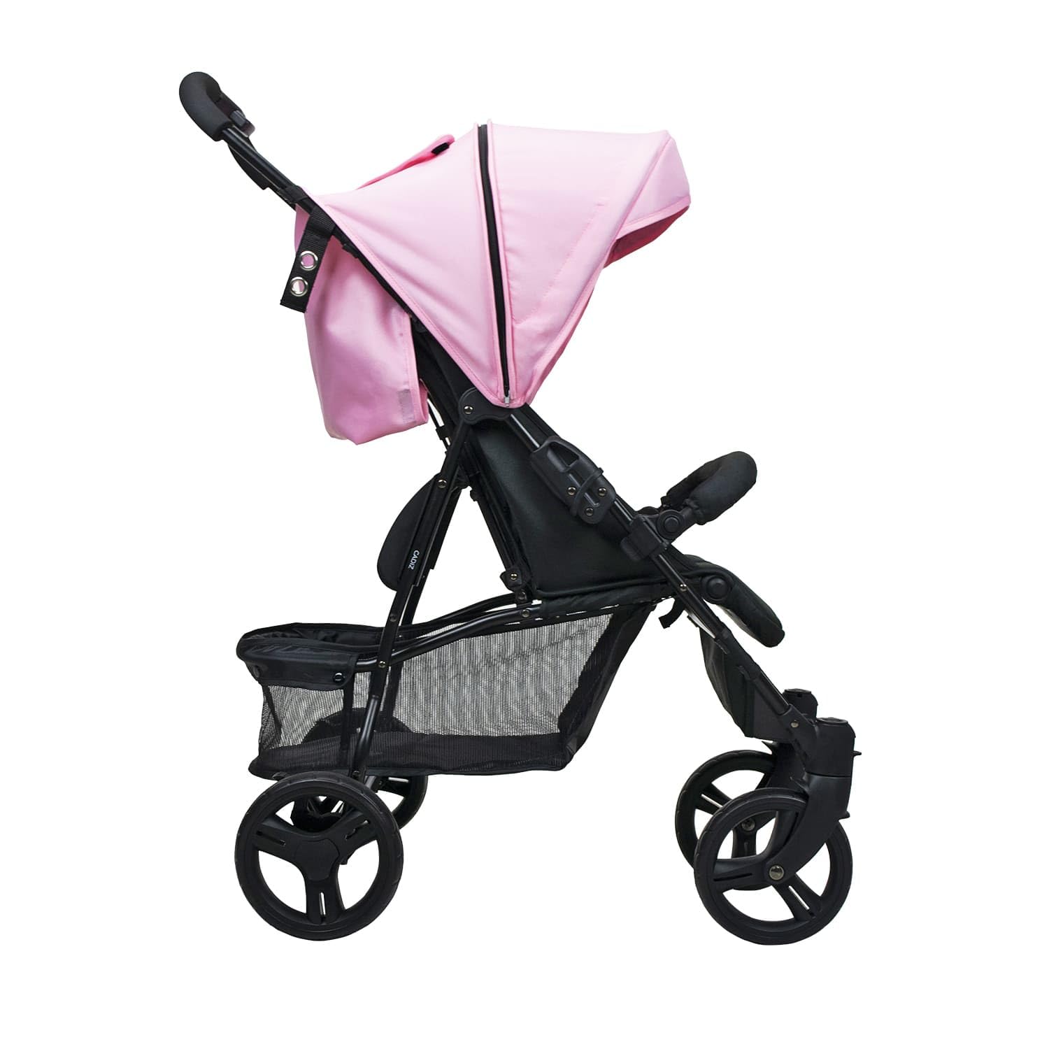 Asalvo CÁDIZ Silla de Paseo Ultraligera para bebé, Carrito de paseo, Respaldo Reclinable, Cochecito urbano, Arnés 5 Puntos, SPF50+, Capota con Ventana, Manejable y Máxima Seguridad, Hasta 17 kg, Rosa