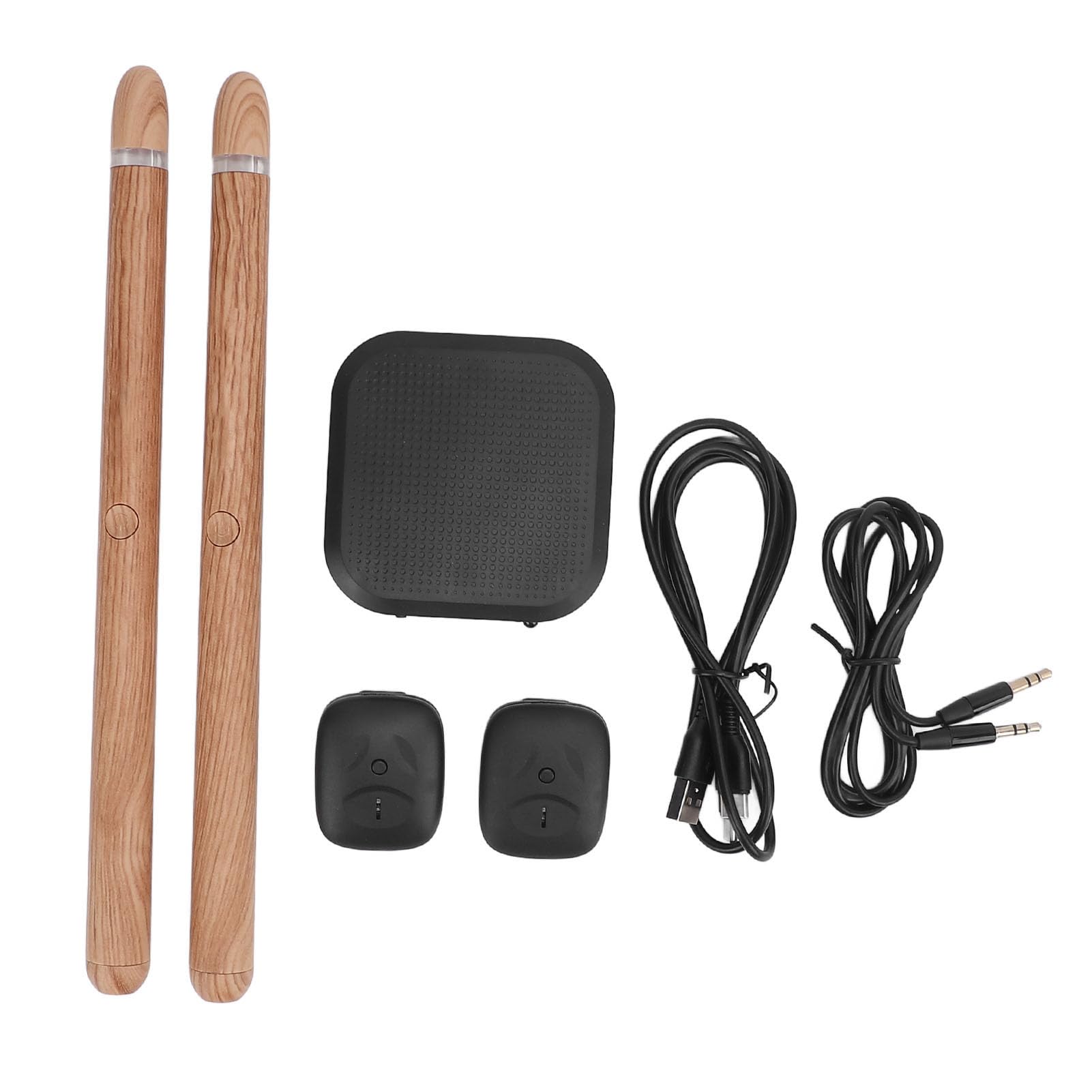 Tangxi Virtual Air Drum Set Leise Elektrische Trommelstöcke mit Pedalen für Erwachsene Übungswerkzeug Sabine Elektrisches Schlagzeugset für den Innenbereich