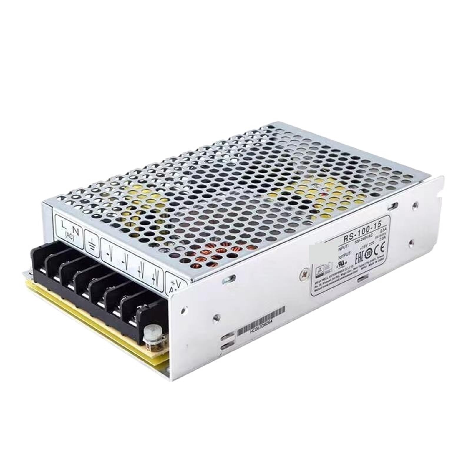 Alimentation à découpage RS-100-15 15V 7A AC-DC pour châssis industriel