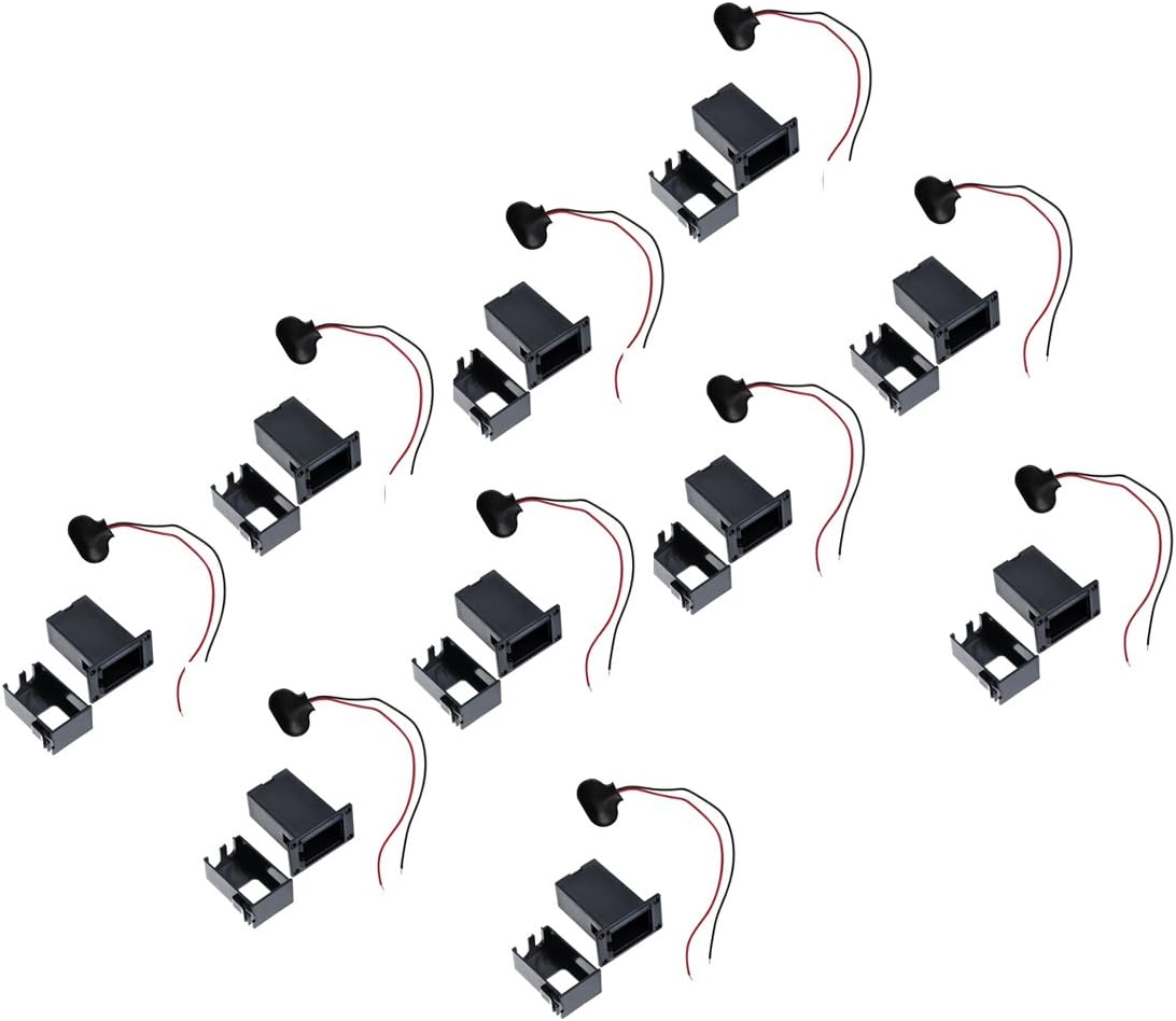 Kmise Guitar Battery Holder Case Box 9V for Guitar Bass