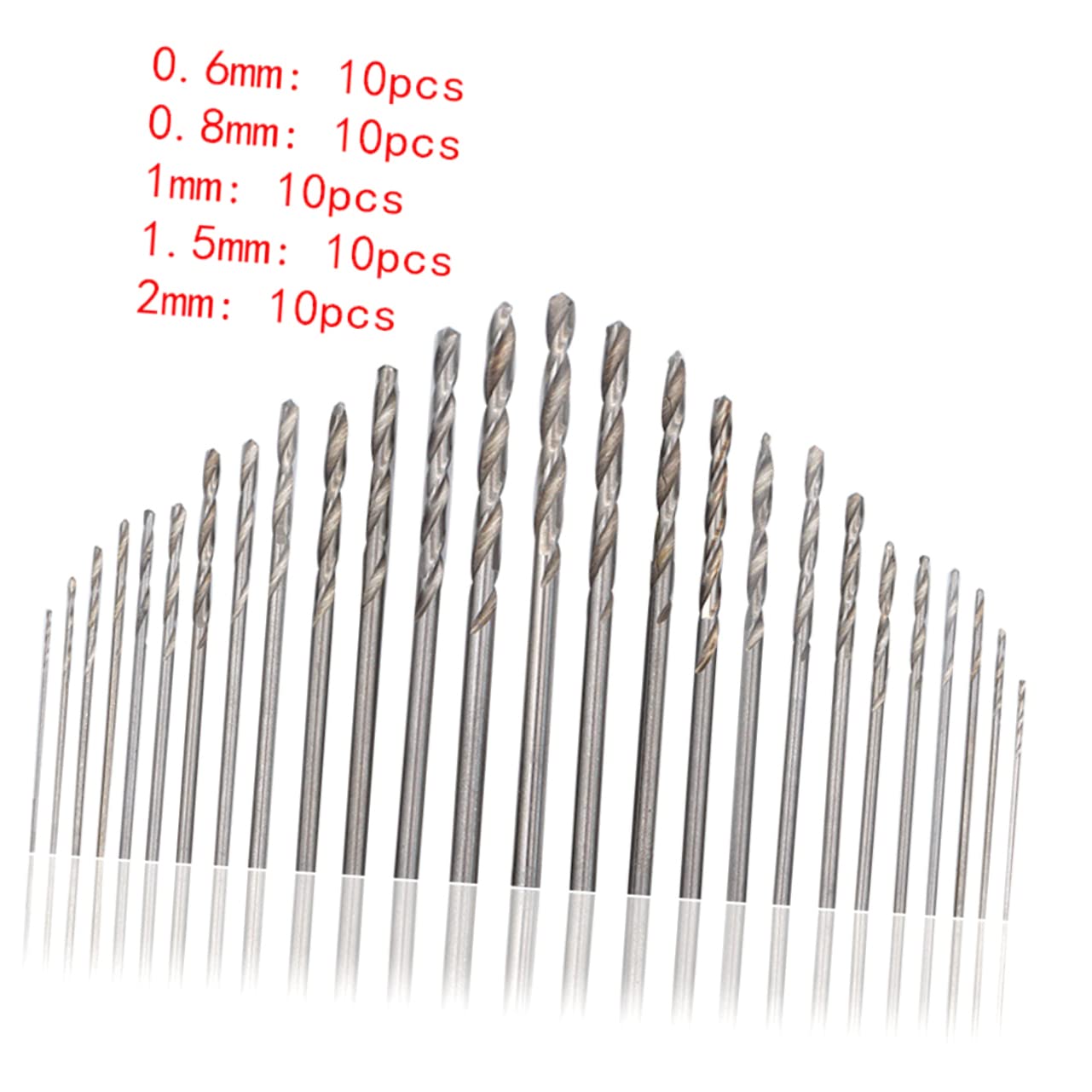 TOPBATHY 3 Set Punte Da Trapano Precisione E Compatibile Con Ferro Angolare E Alluminio 50 Pezzi*3