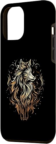 Miniatura 2 de Funda para iPhone 14 Pro Max Fenrir Wolf Viking Orgullo escandinavo Norsemen Odines Wolf