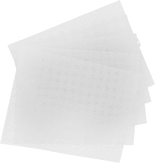 Plastic Mesh Sheet, 10Pcs 7 Count Plastic Canvas Sheets Cuttable Plastic Mesh Canvas Sheet Eye Mesh for Embroidery, Crafting, Make Dividers, 10.5 x 13.5 Inch