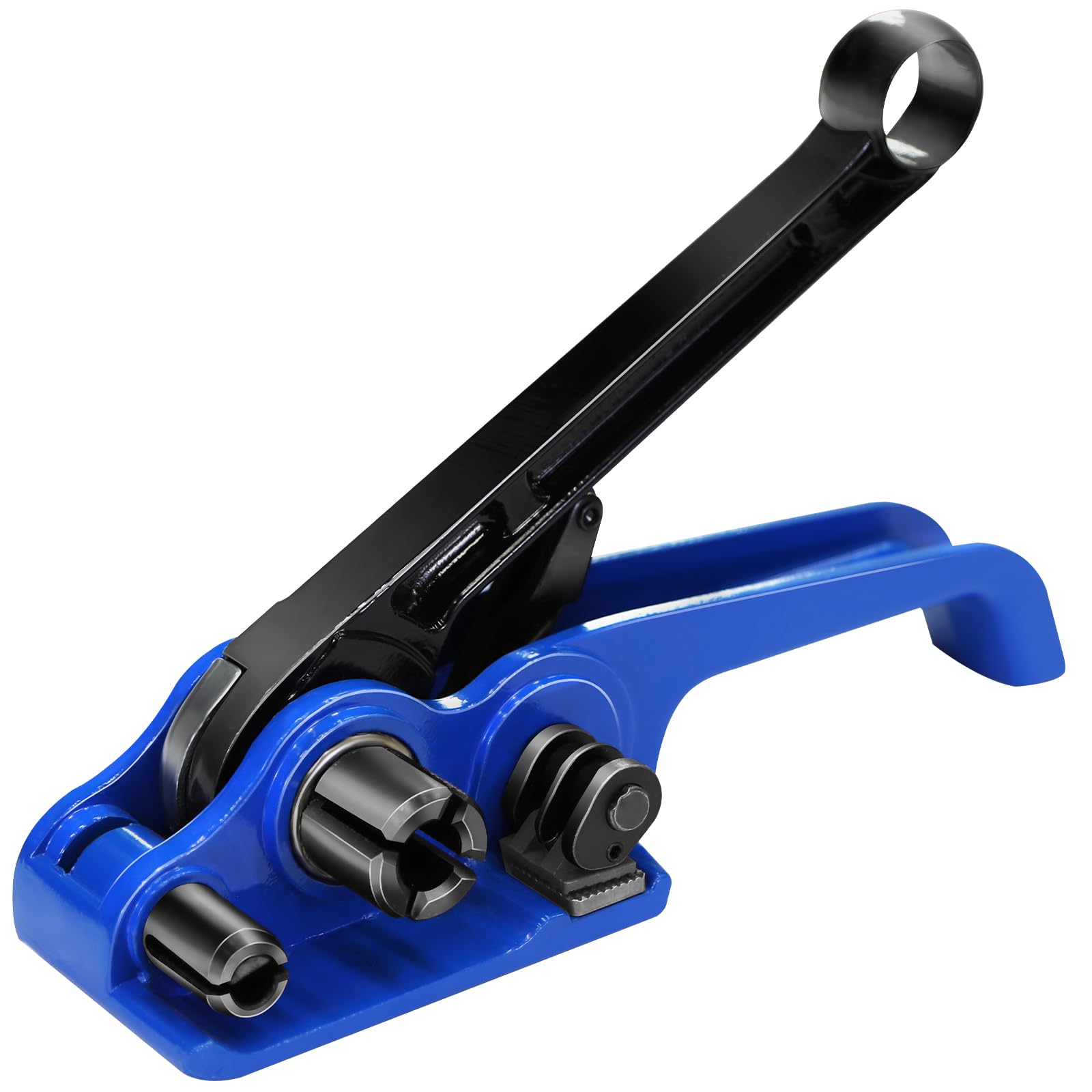 Tendeur et Coupe-Ceinture Robustes, Outils d'emballage manuels, guindeau pour Sangles en Polyester de 1/2" à 3/4" de Largeur (roulement pivotant Silencieux)