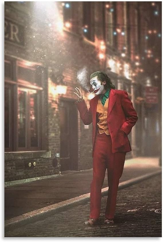 Amazon Co Jp ジョーカー 19 ポスター アートパネル キャンバス ポスター 壁アート 誕生日ギフト ホームアートワーク すぐに掛けられます12x18inch 30x45cm ホーム キッチン