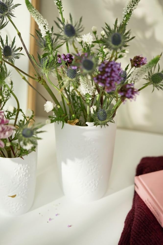Räder Porzellanvase „Vogelpaar“ – Goldvogel Vase – Hochwertige Blumenvase mit Gold-Akzent – Edle Tischdeko & Geschenk