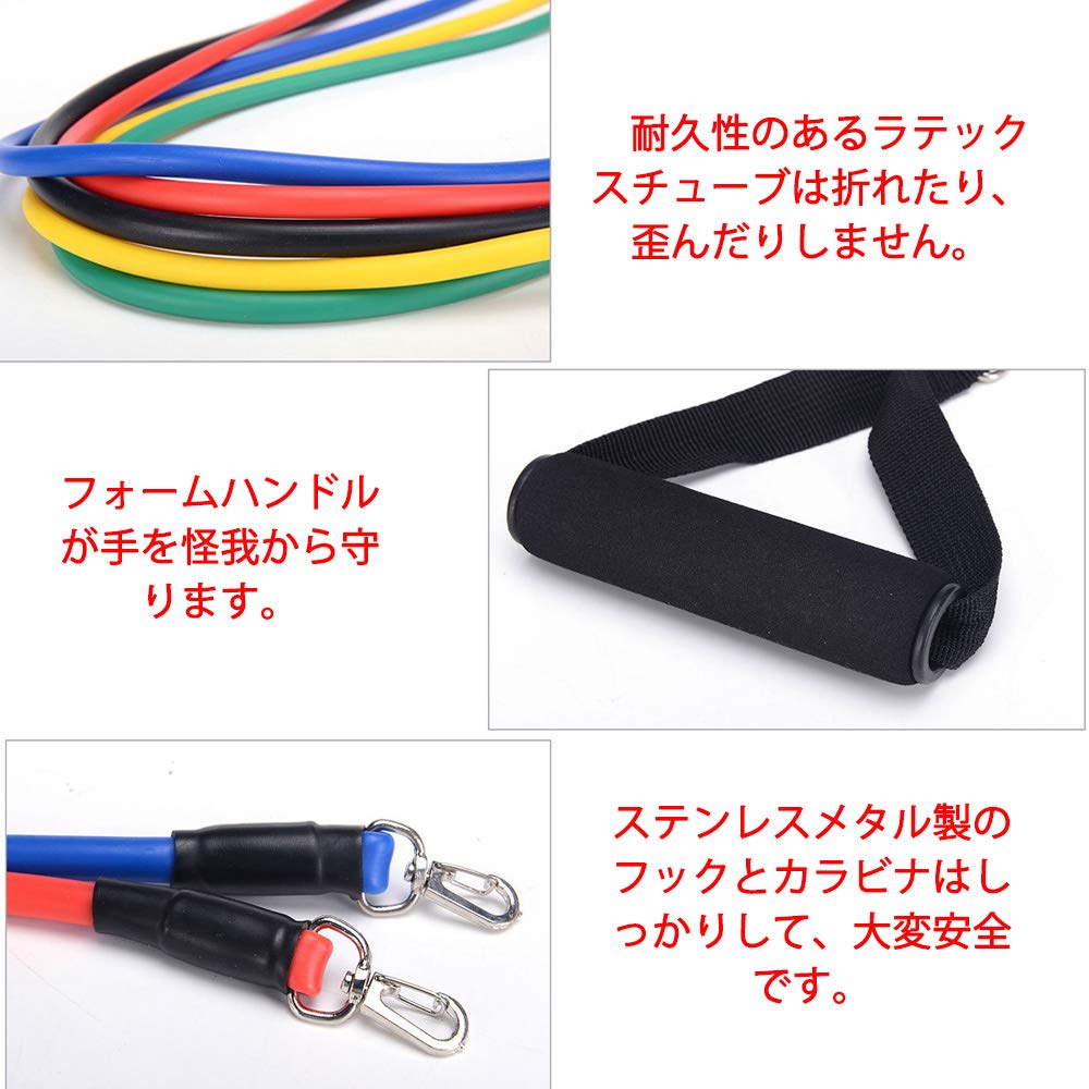 Amazon.co.jp: SLZZ フィットネスチューブ トレーニングチューブ