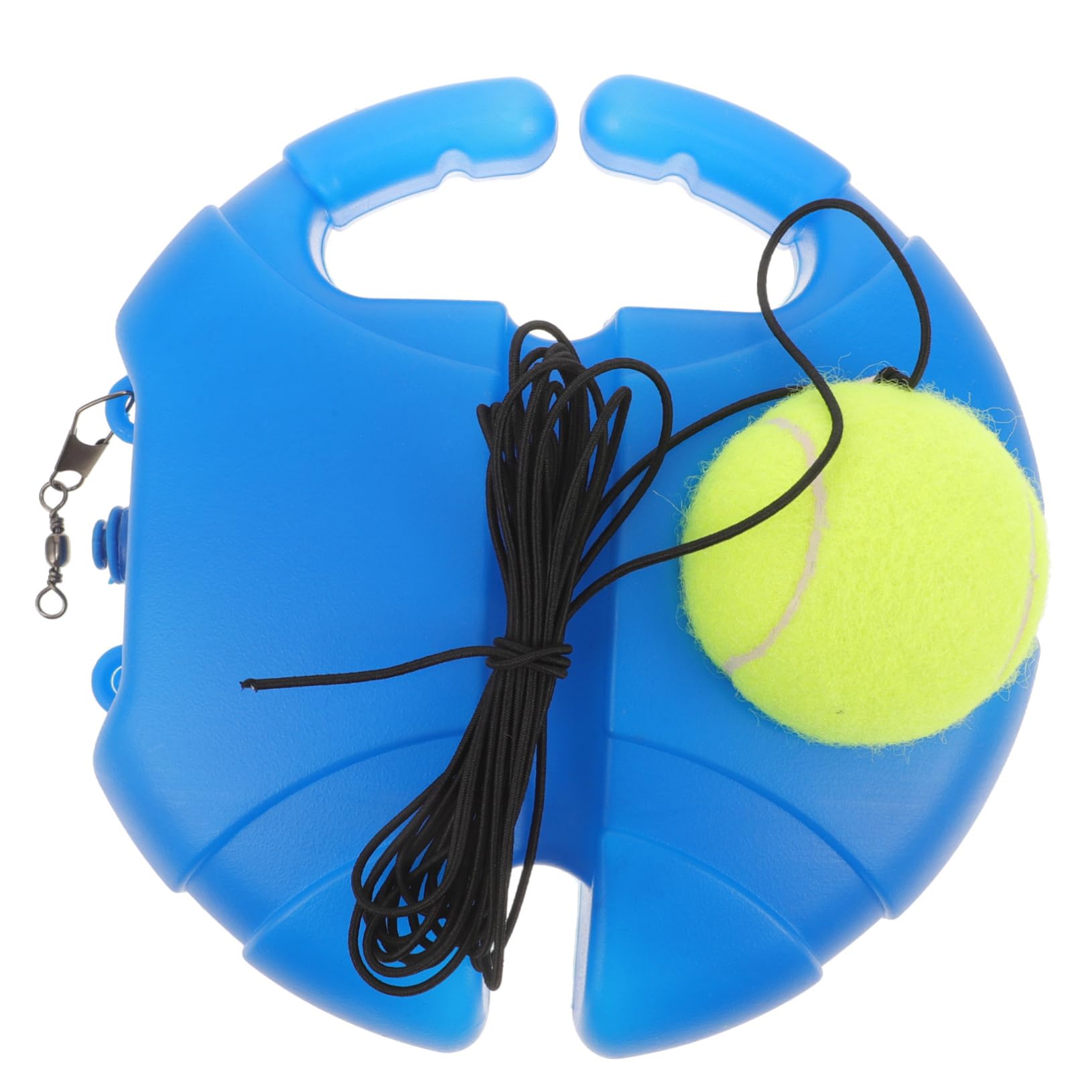 Sosoport Equipamiento Entrenamiento de Tenis con Base Rebotadora Herramienta de Aprendizaje Interior y Exterior Estilo Aleatorio