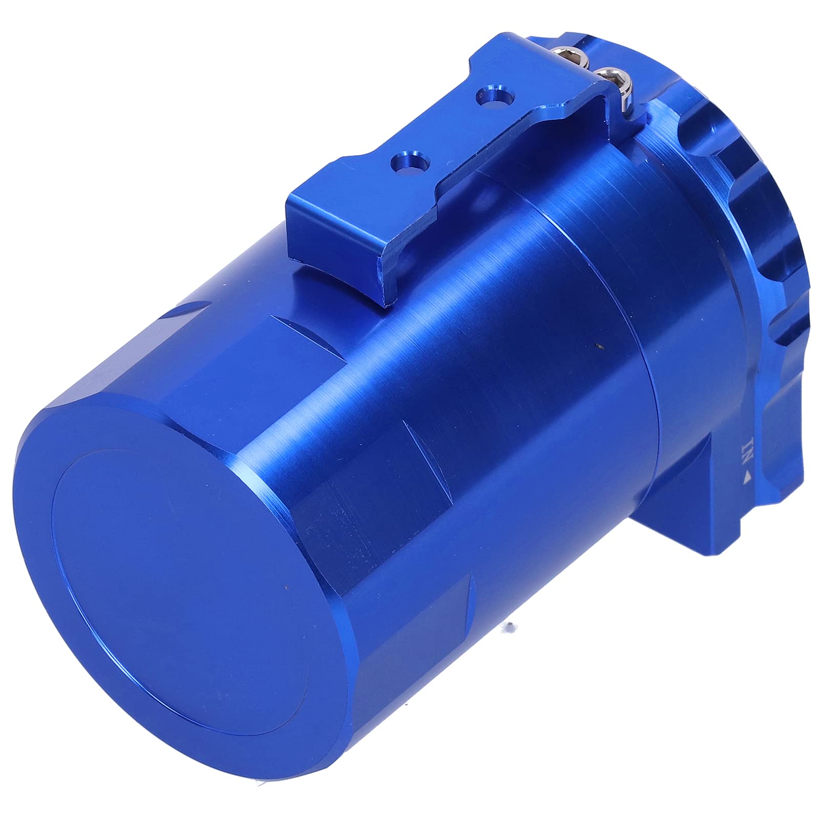 Zbiornik na ze stopu aluminium z akcesoriami montażowymi (Blue)